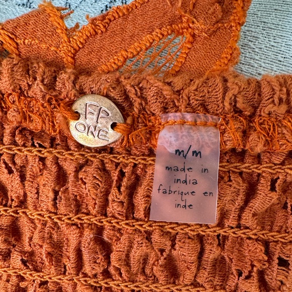 Free People Orange Lace Bralette - Picture 5 of 7